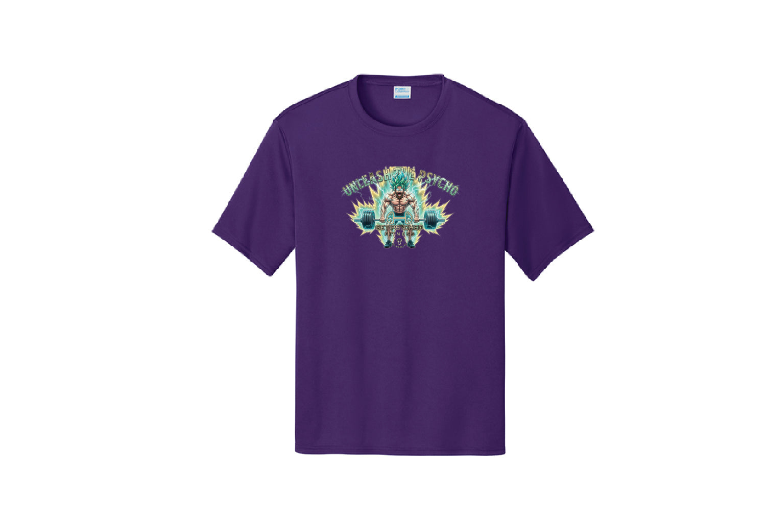 Get Psyched Fitness Dryfit Performance Tee - Pick Your Color (Unleash the Psycho)