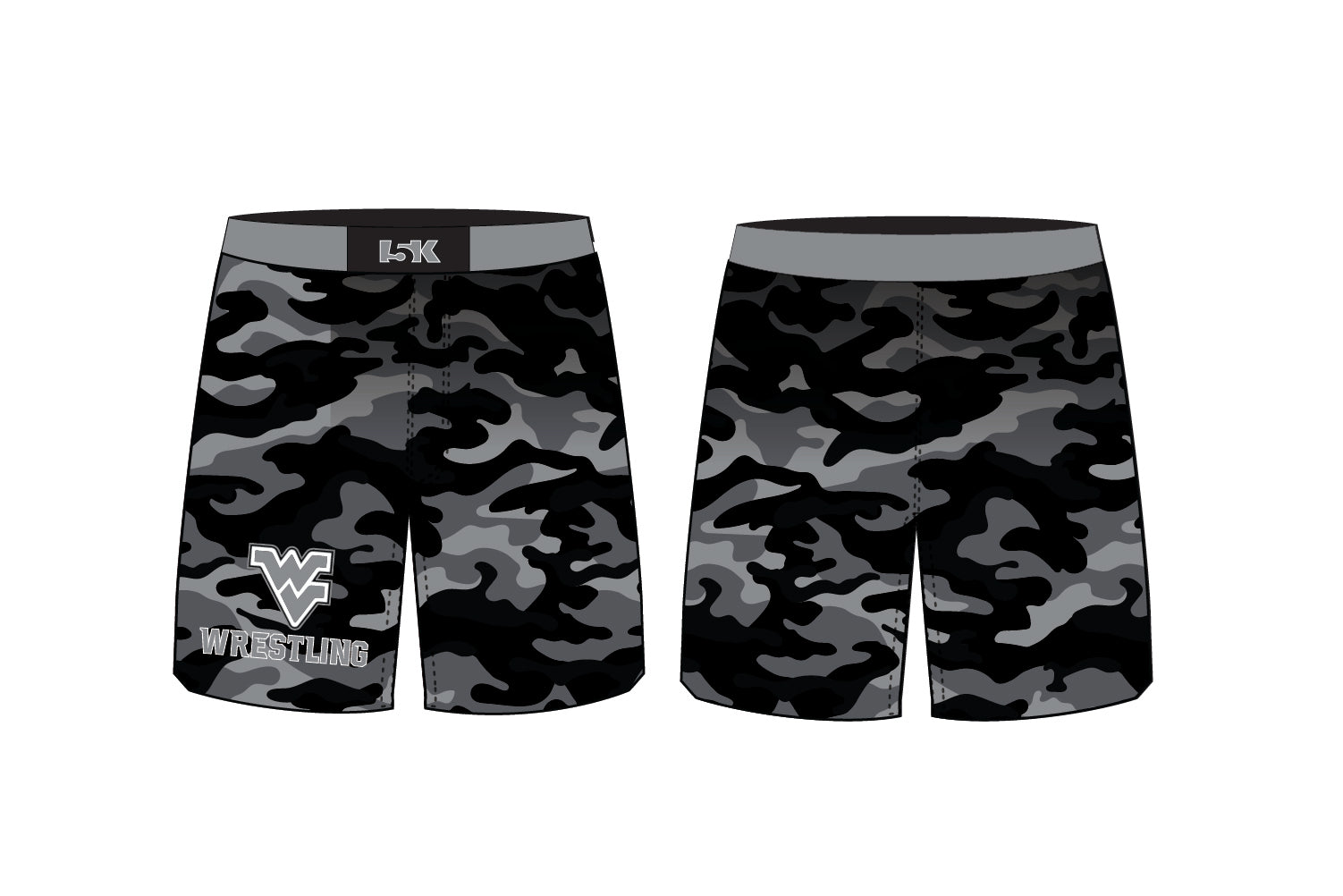 Wallkill Valley Wrestling Sublimated Shorts