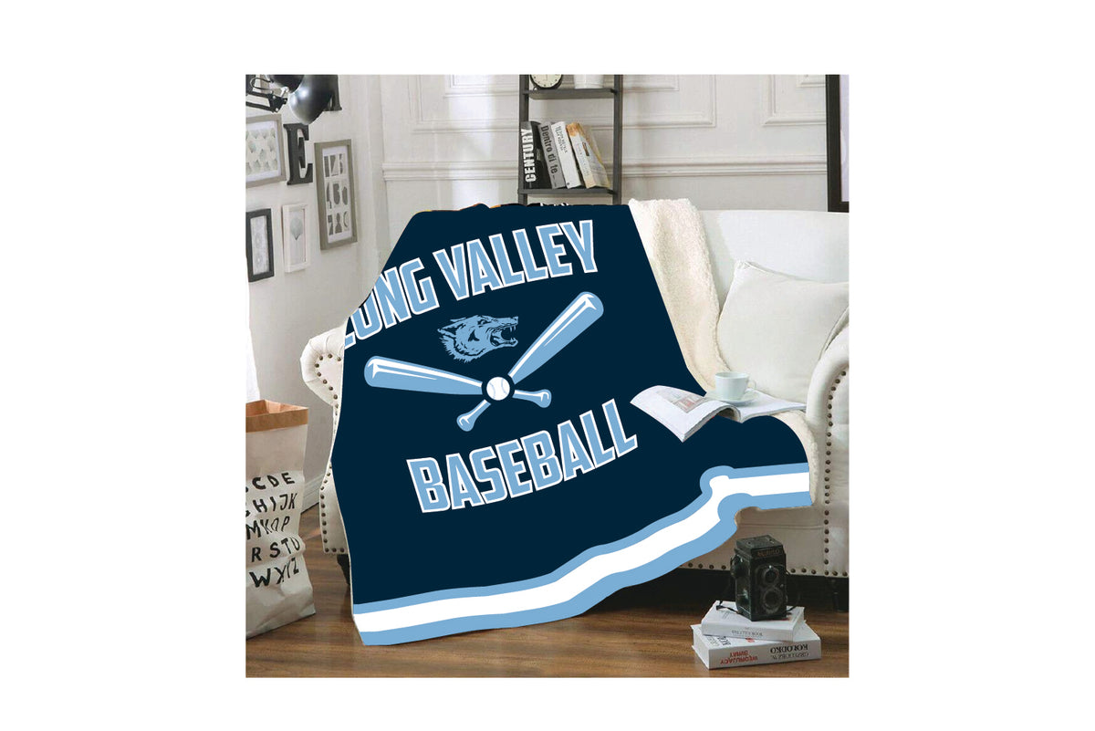 Long Valley Baseball Sublimated Blanket