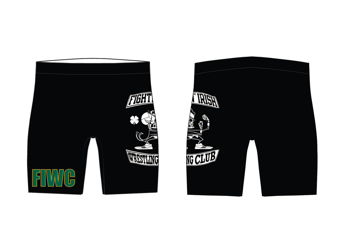 Fightin' Irish Wrestling Men's Sublimated Compression Shorts