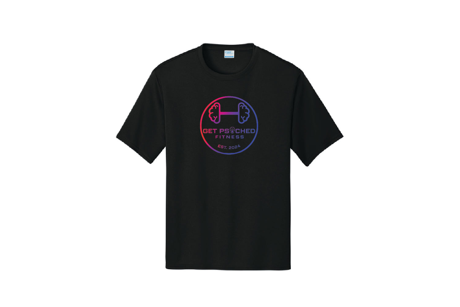 Get Psyched Fitness Dryfit Performance Tee - Pick Your Color (TieDye Colorblock)