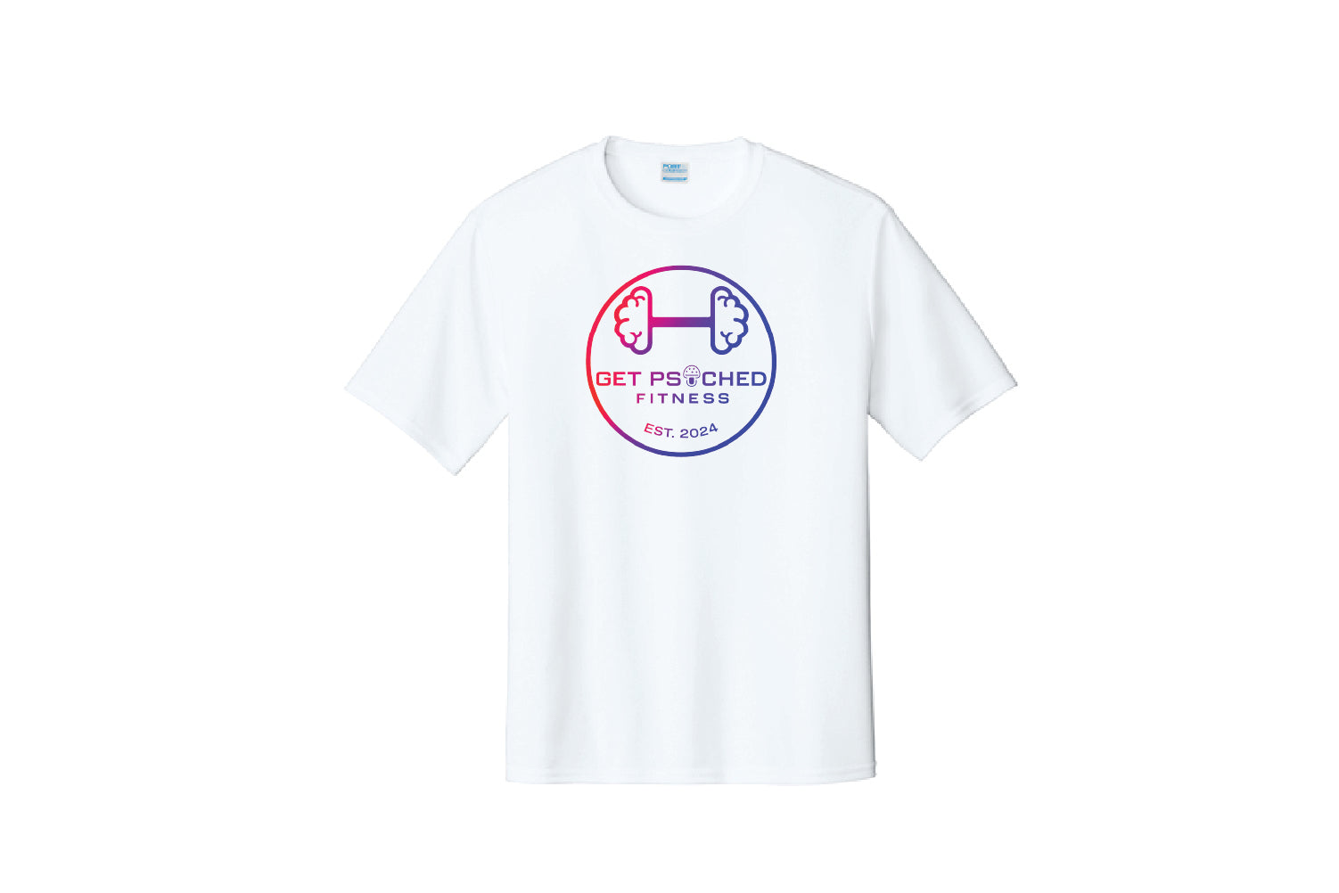 Get Psyched Fitness Dryfit Performance Tee - Pick Your Color (TieDye Colorblock)