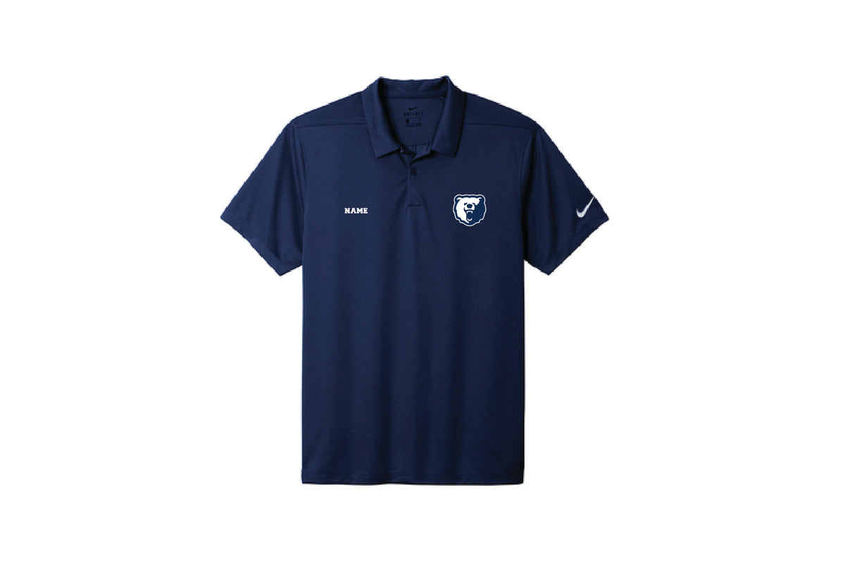 Twin Boro Football Nike Coaches Polo Shirt - Navy