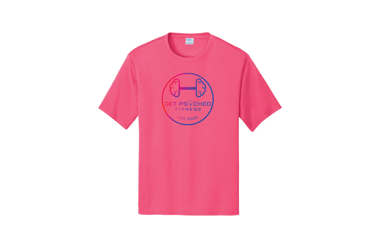 Get Psyched Fitness Dryfit Performance Tee - Pick Your Color (TieDye Colorblock)