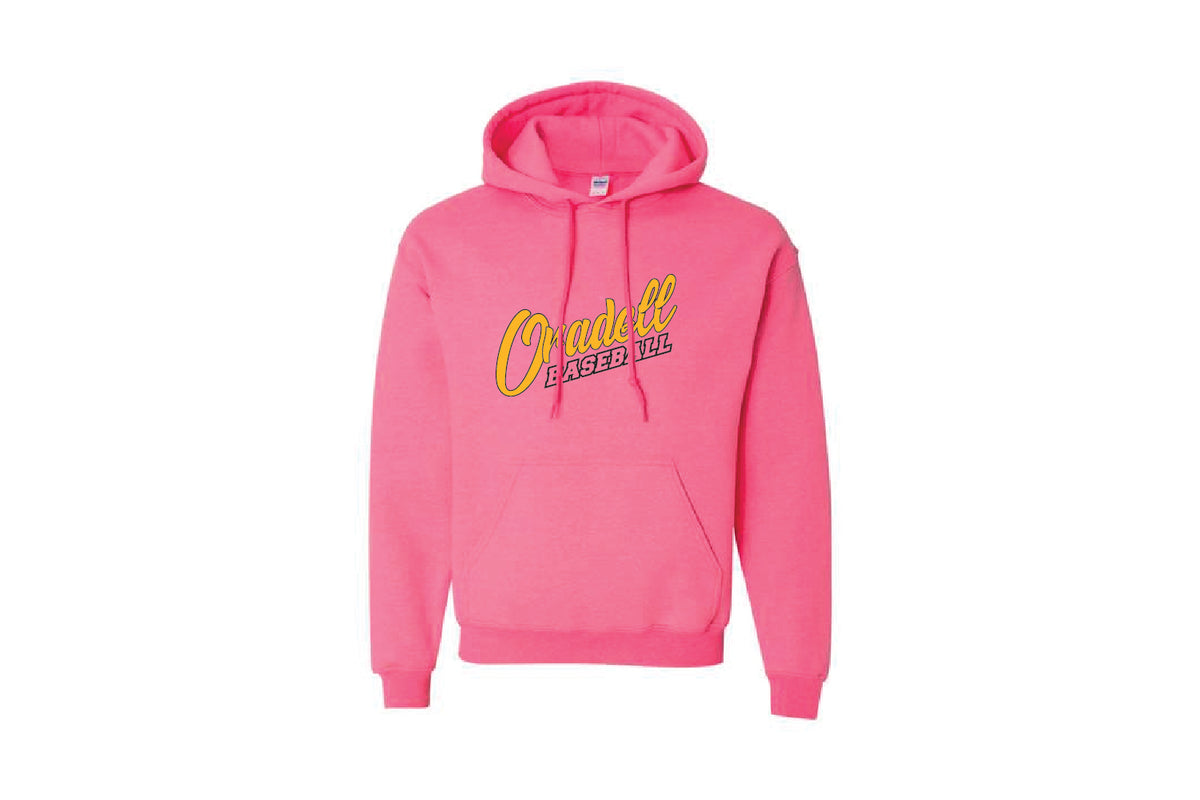 Oradell Baseball Cotton Hoodie - Pink