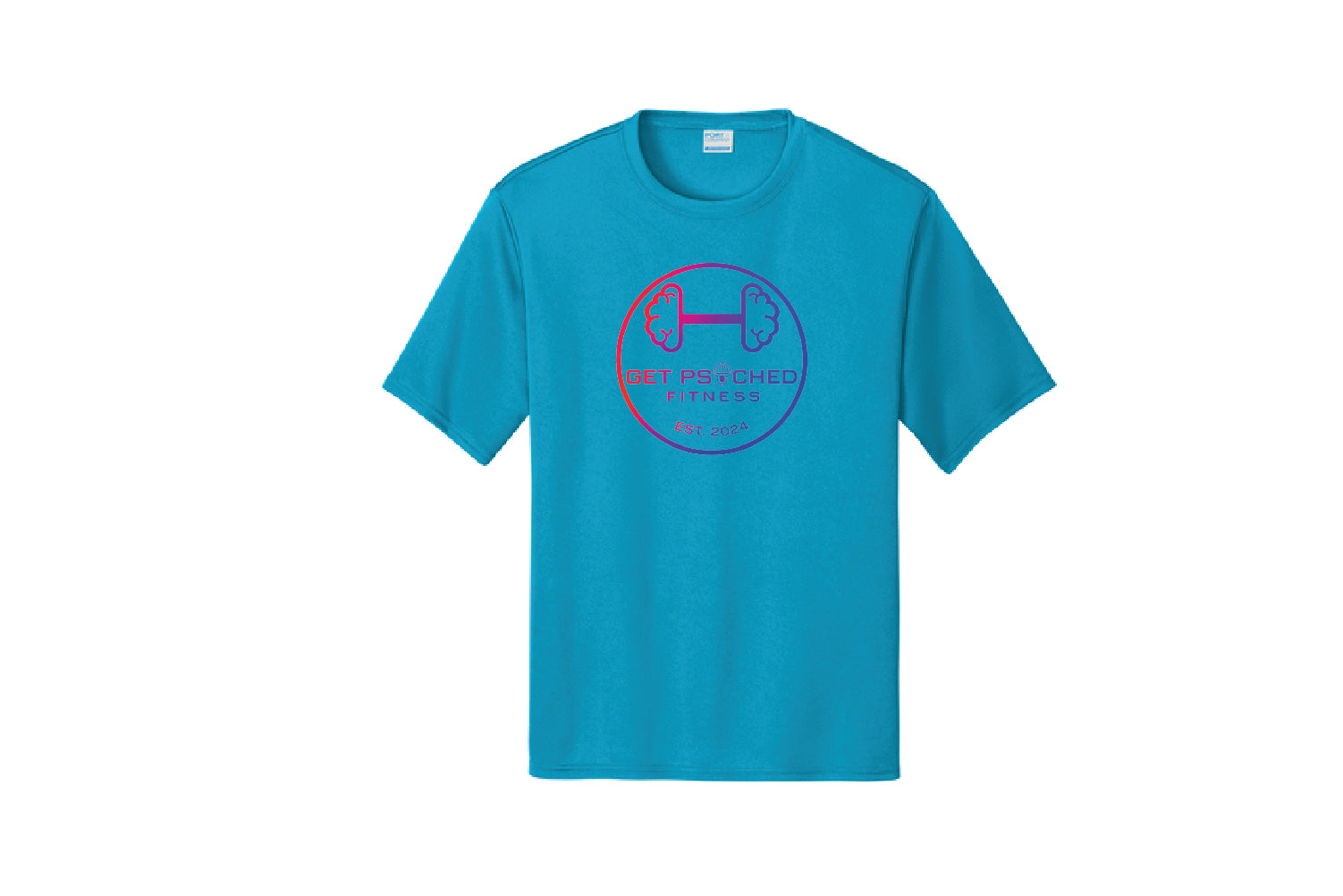 Get Psyched Fitness Dryfit Performance Tee - Pick Your Color (TieDye Colorblock)