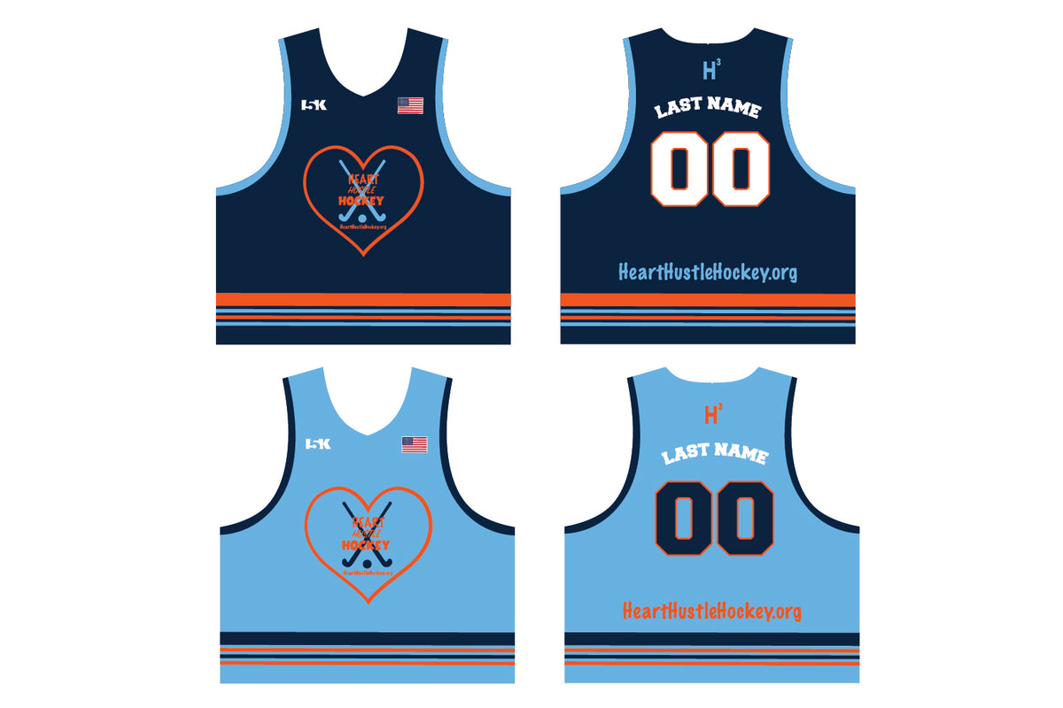H3 Field Hockey Sublimated Reversible Pinnie Style Game Jersey