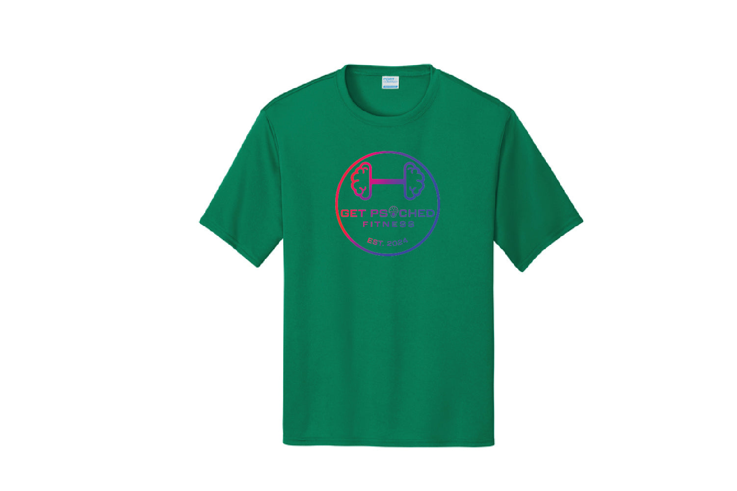 Get Psyched Fitness Dryfit Performance Tee - Pick Your Color (TieDye Colorblock)