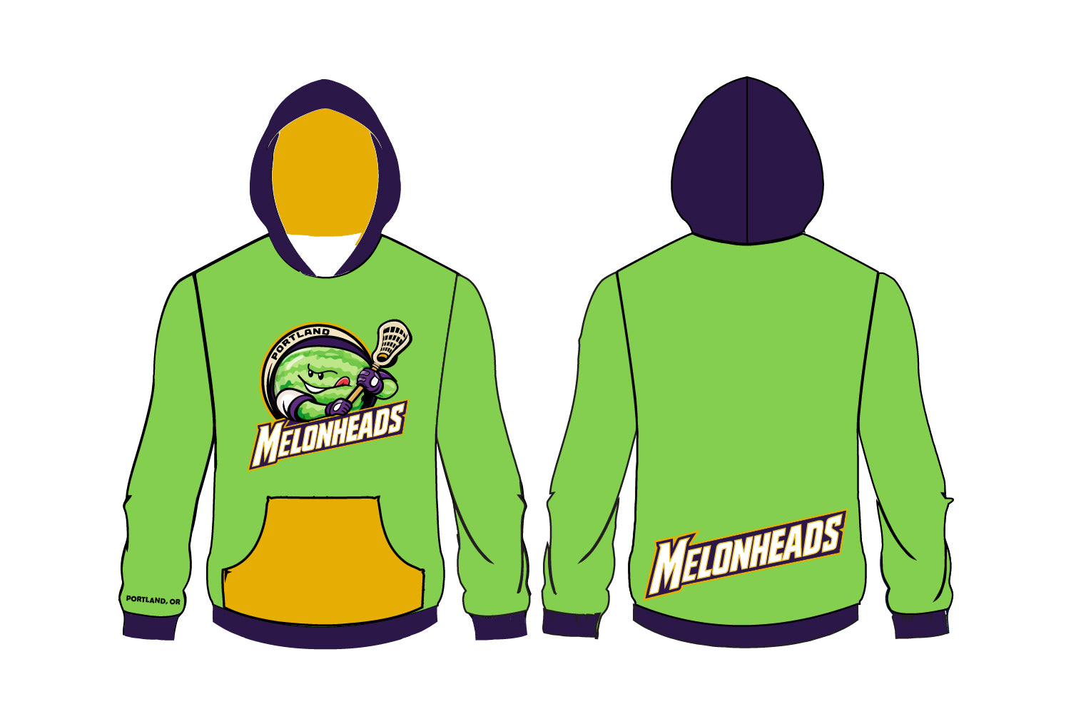 Melonheads Lax Sublimated Hoodie