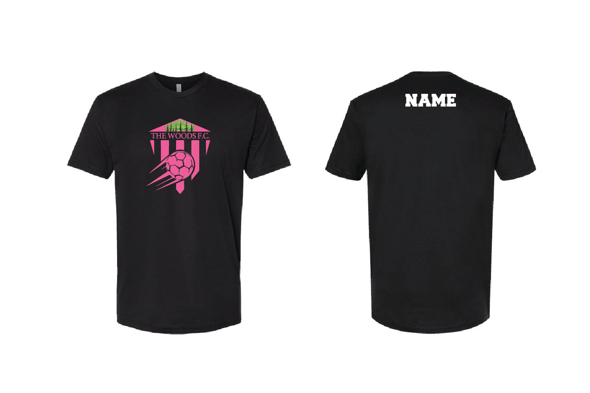 Woods FC Soccer Dryfit Performance Tee - Black