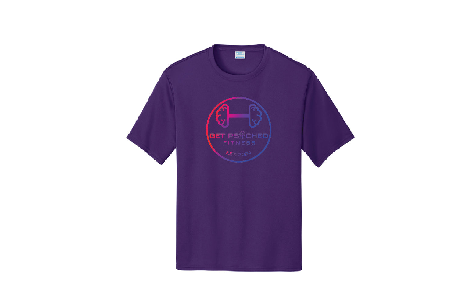 Get Psyched Fitness Dryfit Performance Tee - Pick Your Color (TieDye Colorblock)