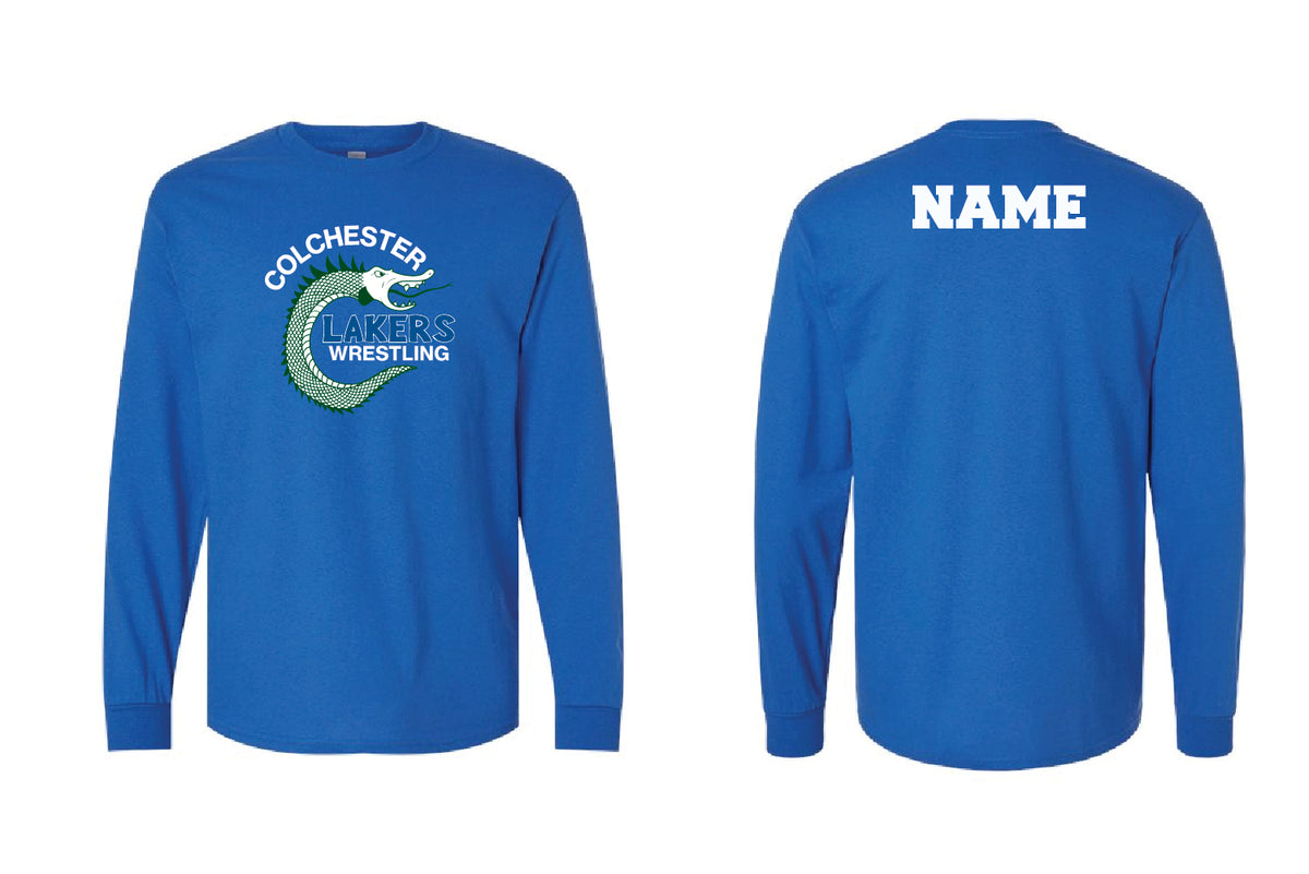 Lakers Wrestling Cotton Long Sleeve Shirt - Royal