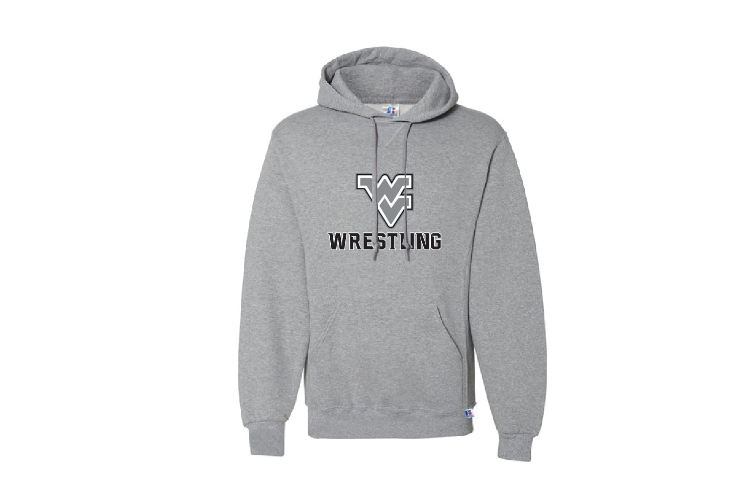 Wallkill Valley Wrestling Cotton Hoodie - Gray