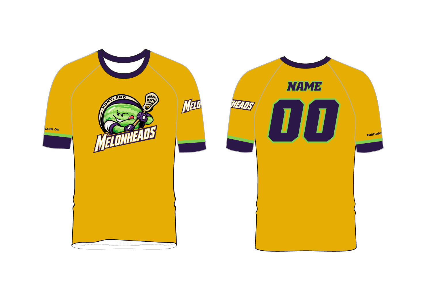 Melonheads Lax Sublimated Shooting Shirt - Design 2