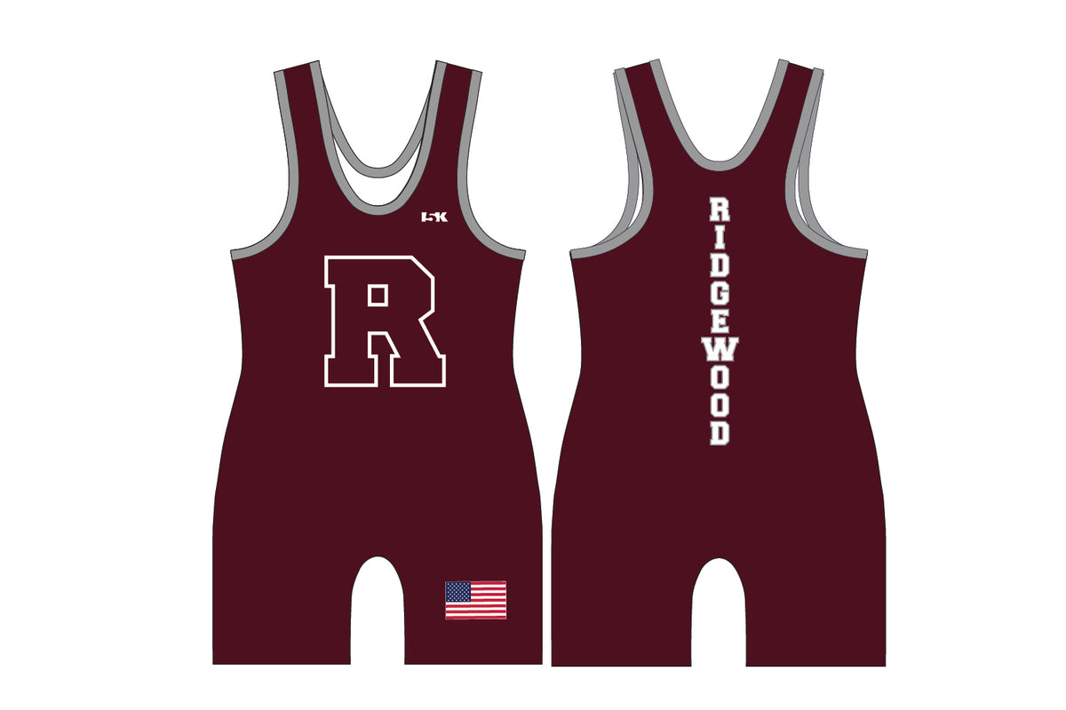 Ridgewood Wrestling Sublimated Men's Singlet - Standard