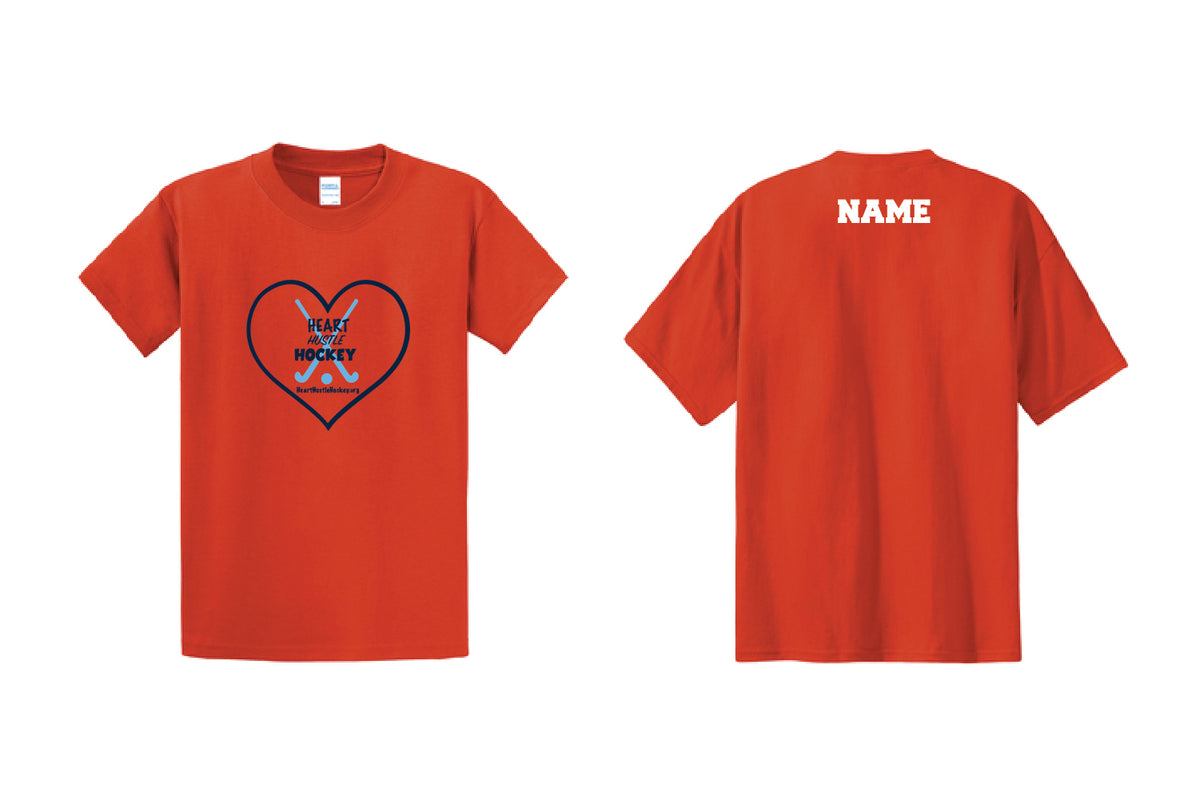 H3 Field Hockey Cotton Crew Tee - Orange