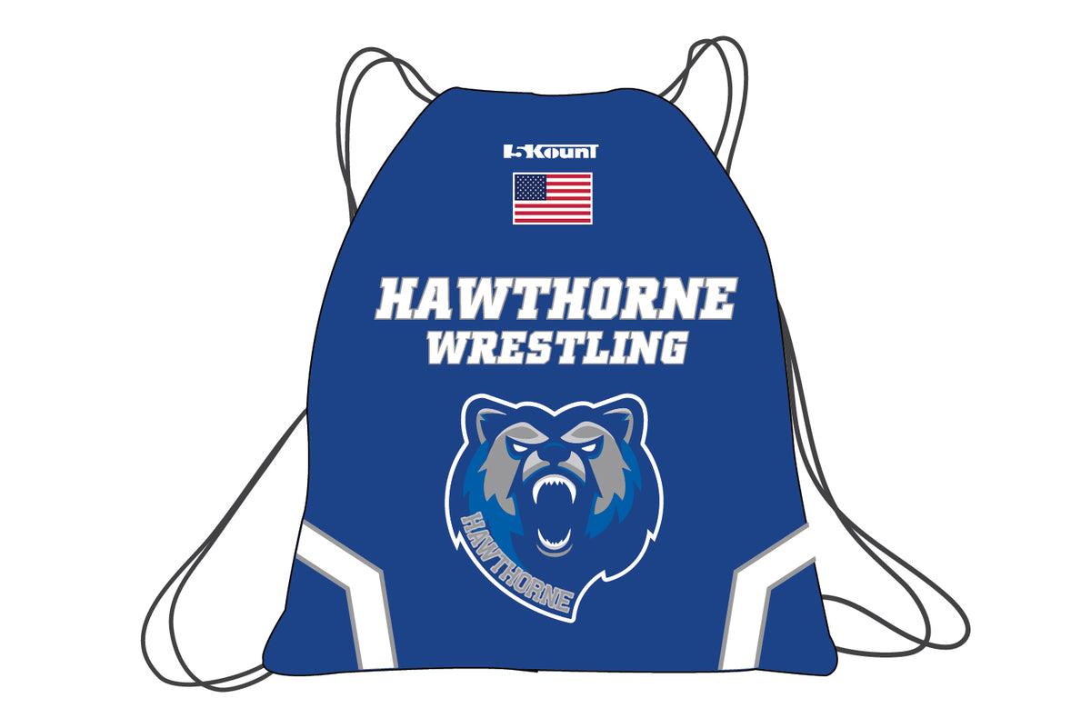 Hawthorne Wrestling Sublimated Drawstring Bag