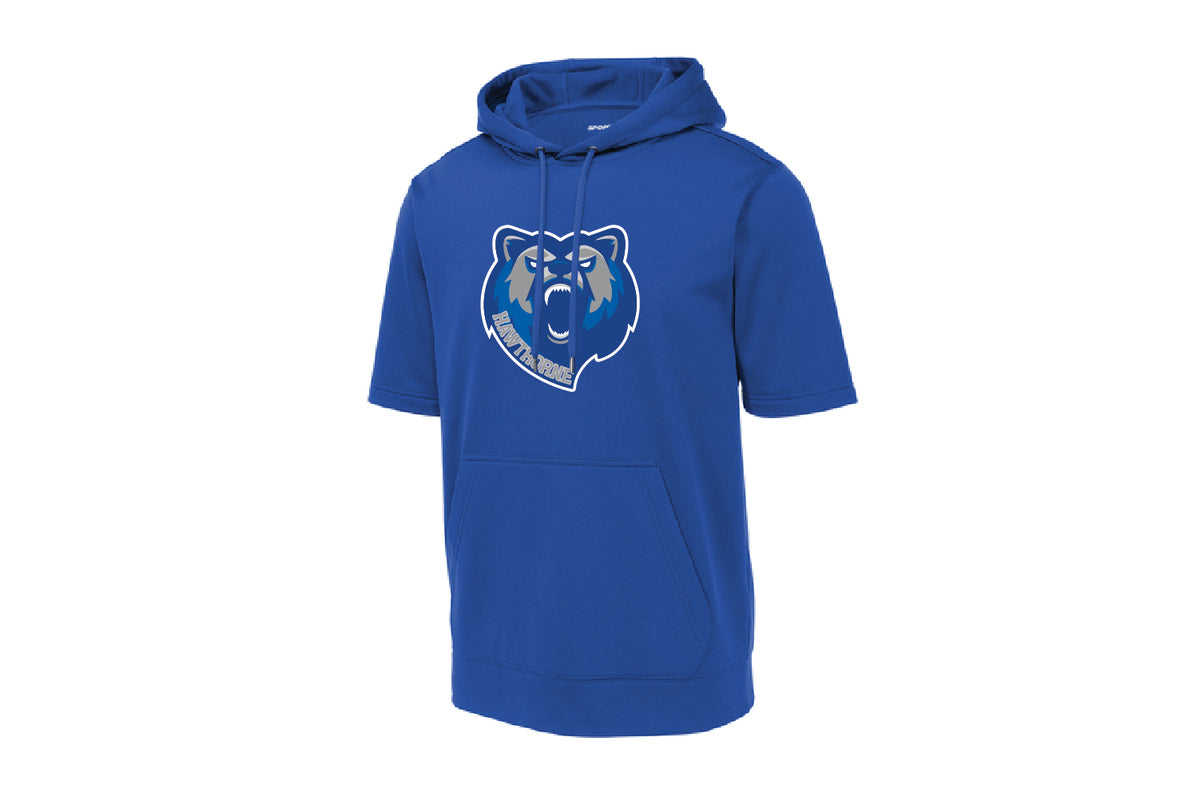 Hawthorne Wrestling Short Sleeve DryFit Hoodie - Royal