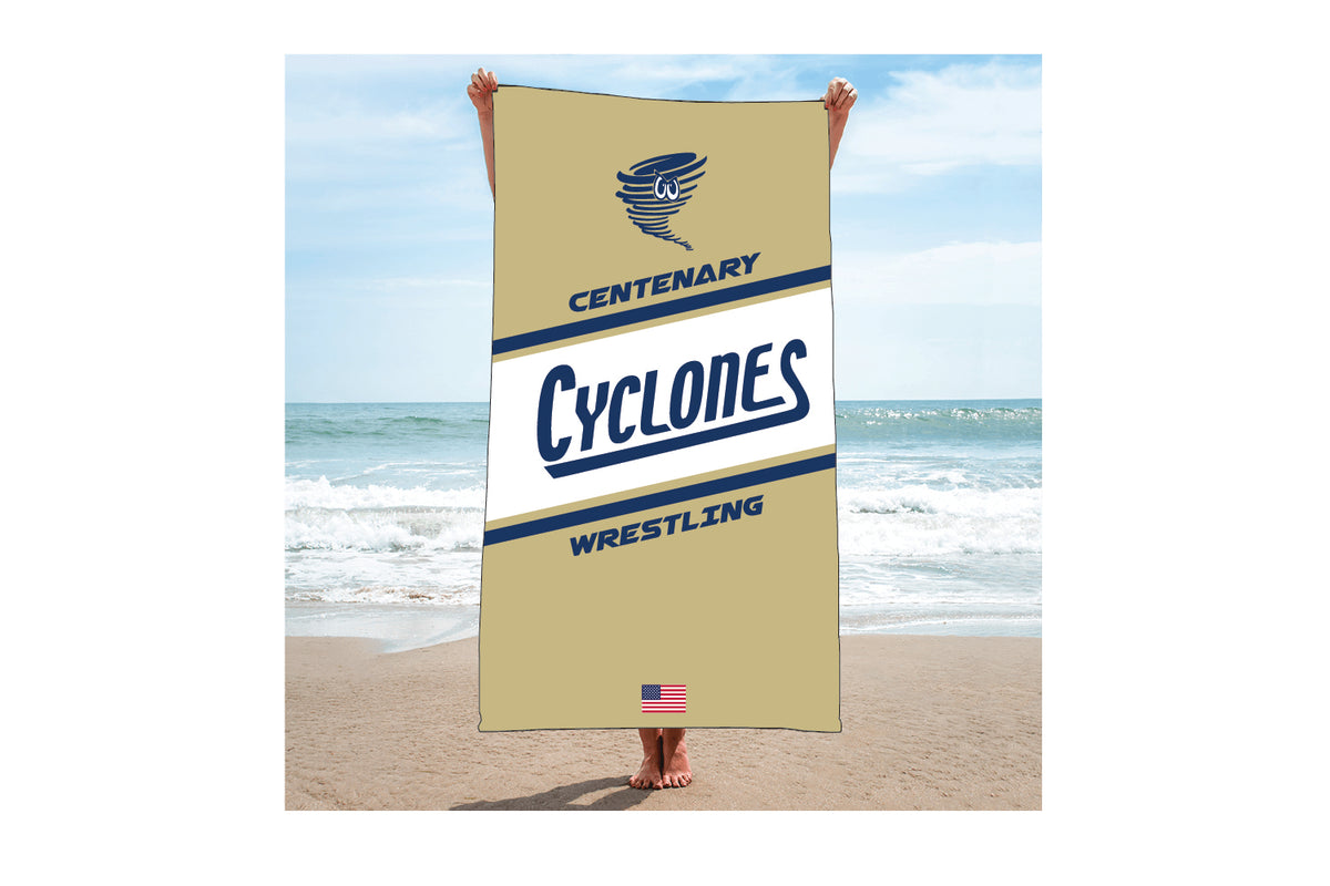 Centenary University Wrestling Sublimated Beach Towel