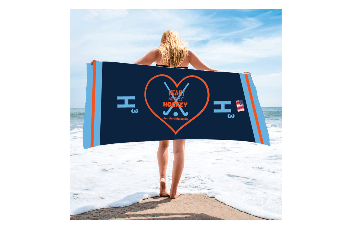 H3 Field Hockey Sublimated Beach Towel
