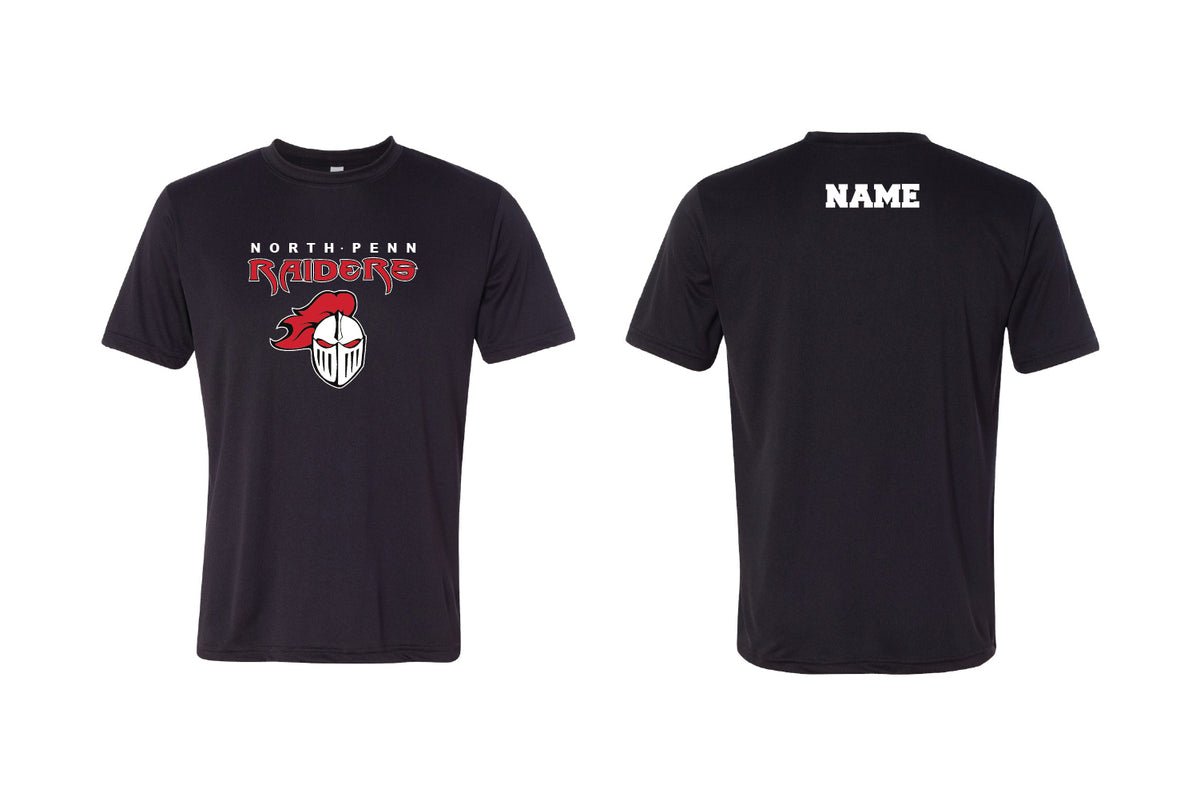 NP Raiders Baseball Dryfit Performance Tee - Black (Design 1)