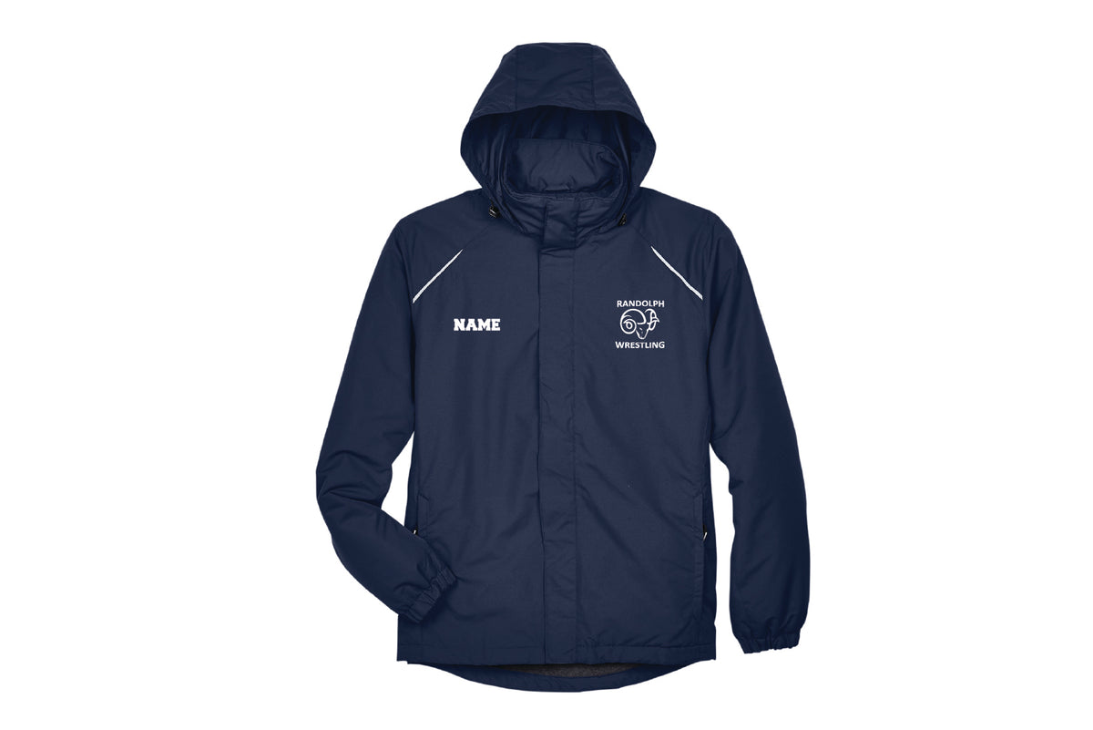 Randolph Wrestling Men's All-Season Hooded Jacket - Navy