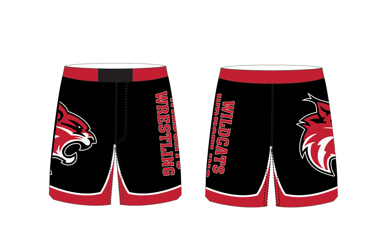 SW Wildcats Wrestling Sublimated Shorts