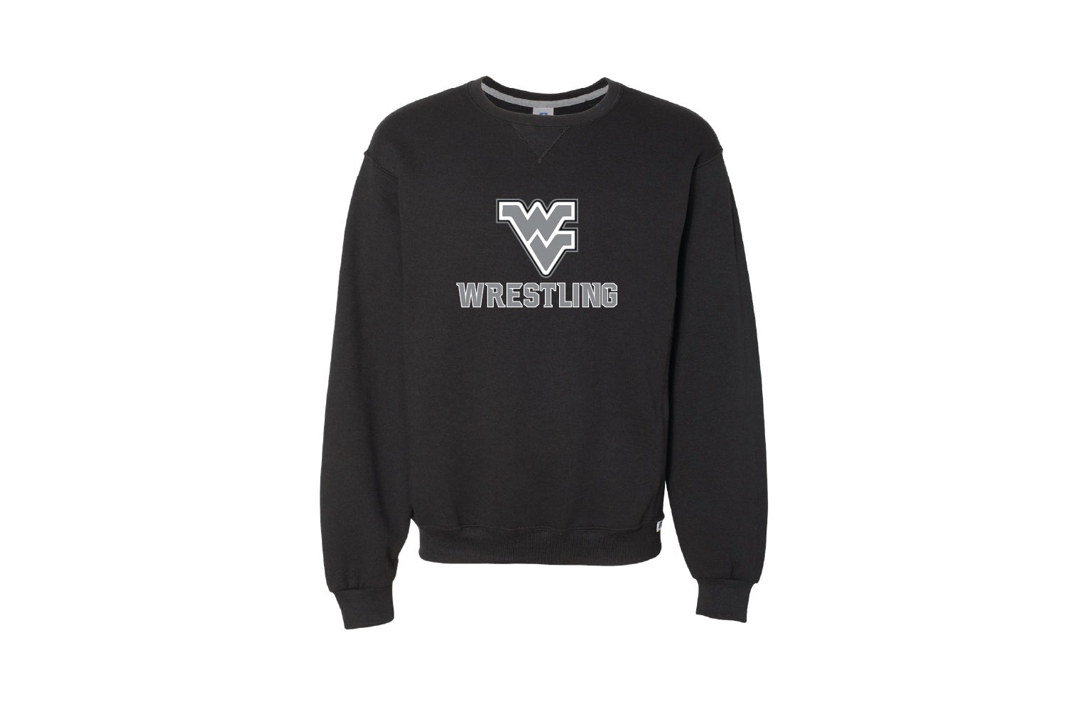 Wallkill Valley Wrestling Cotton Crewneck Sweatshirt - Black