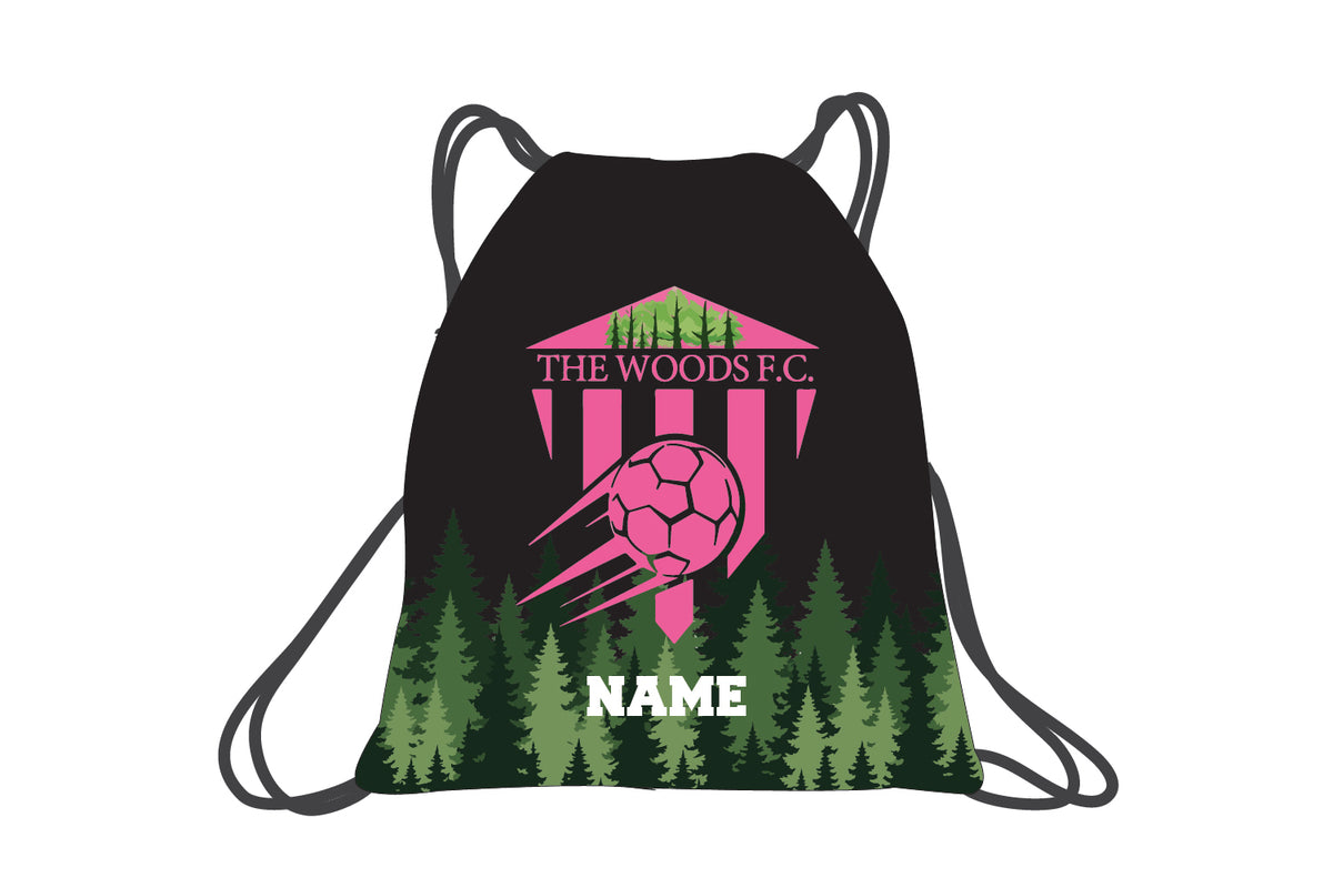 Woods FC Soccer Sublimated Drawstring Bag
