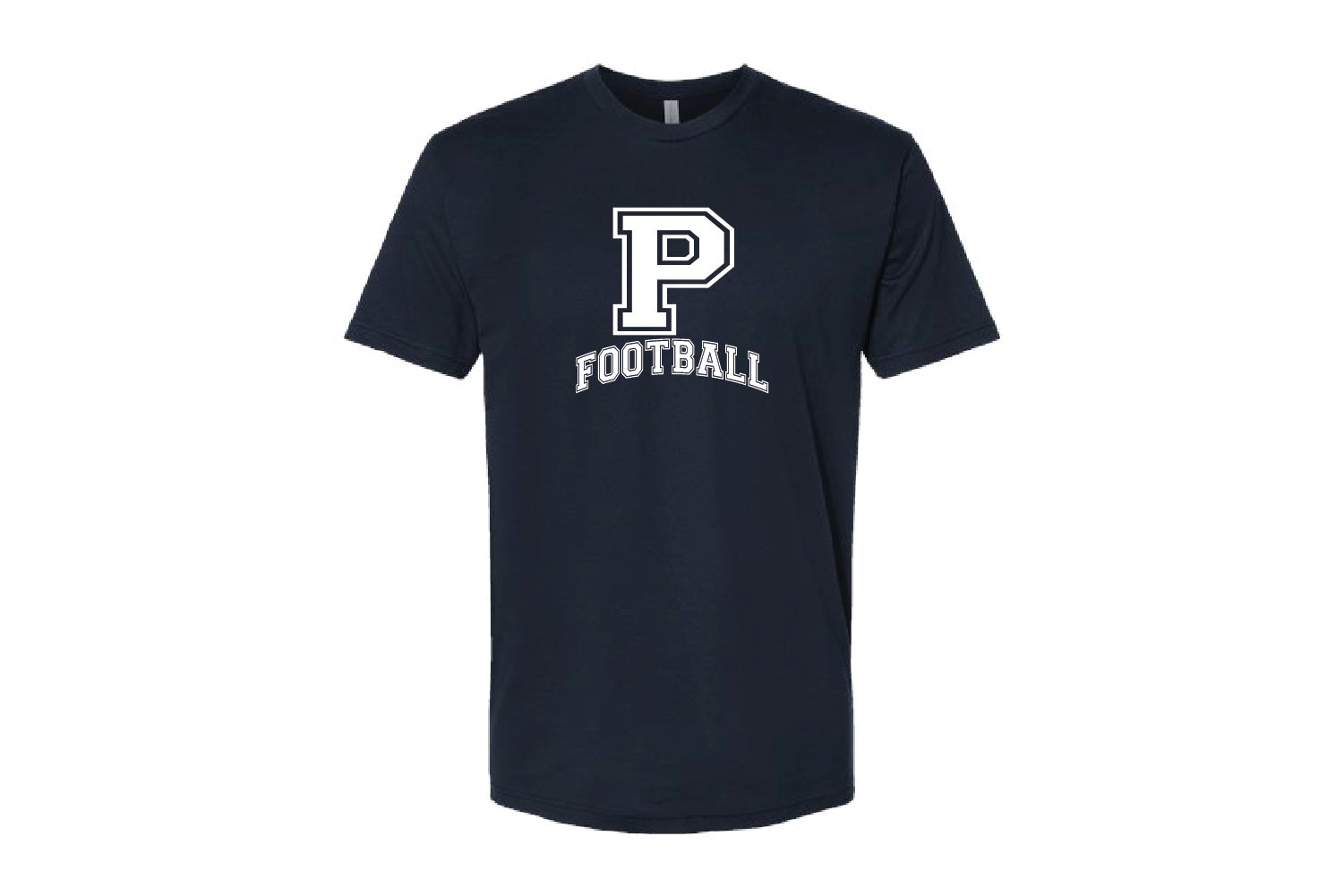 Paramus Football Cotton Crew Tee - Navy