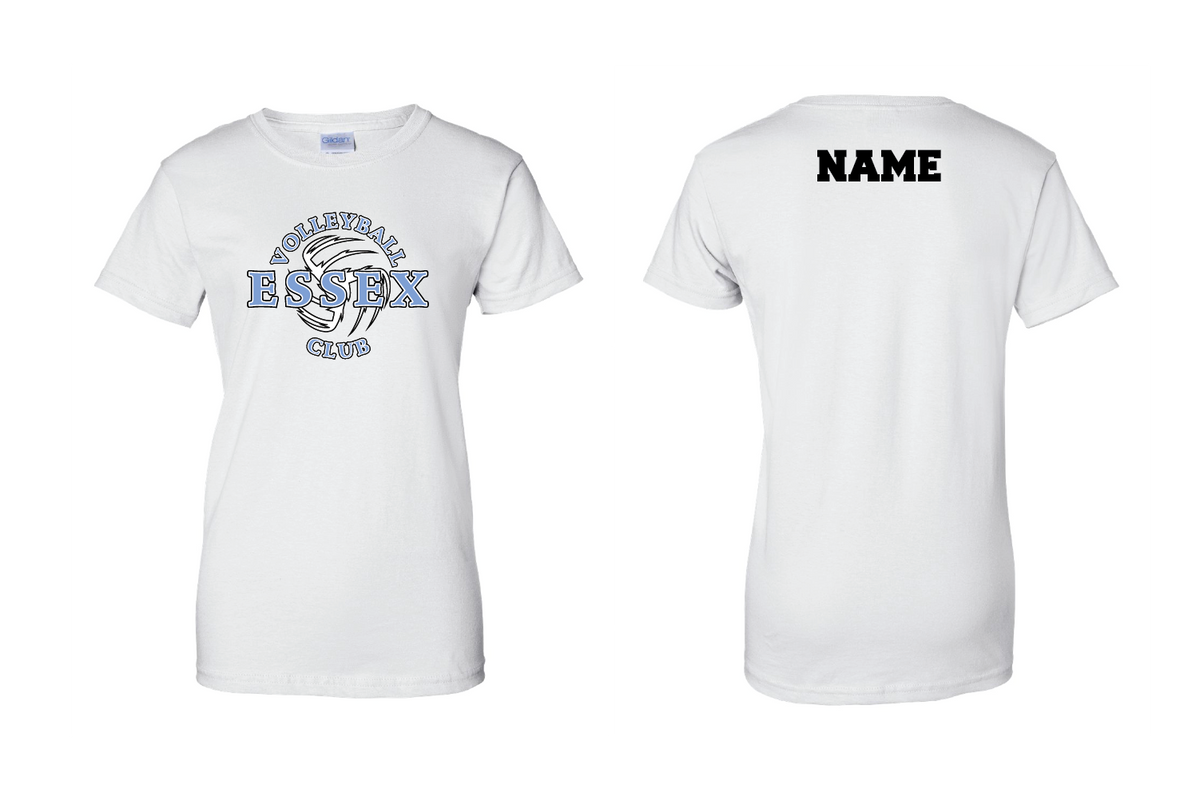 Essex Volleyball Club Women's Cotton Tee - White