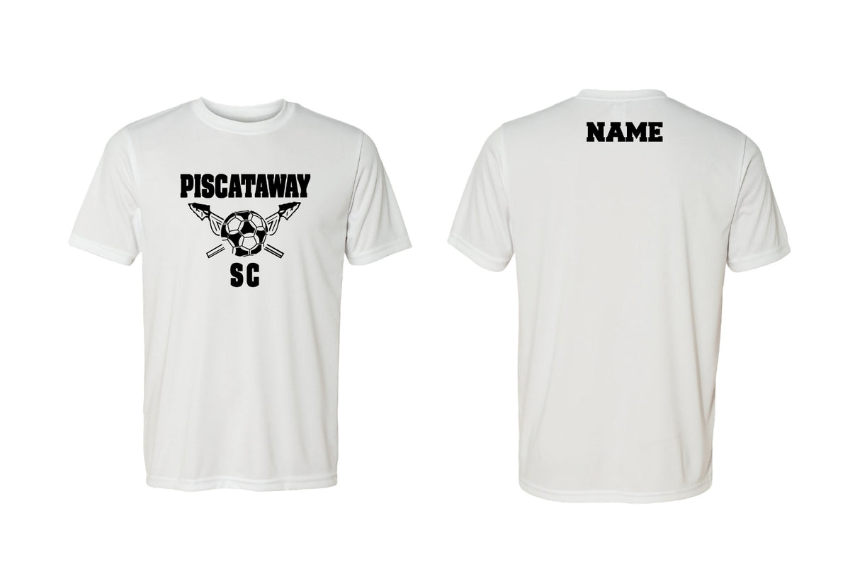 Piscataway Soccer Dryfit Performance Tee - White