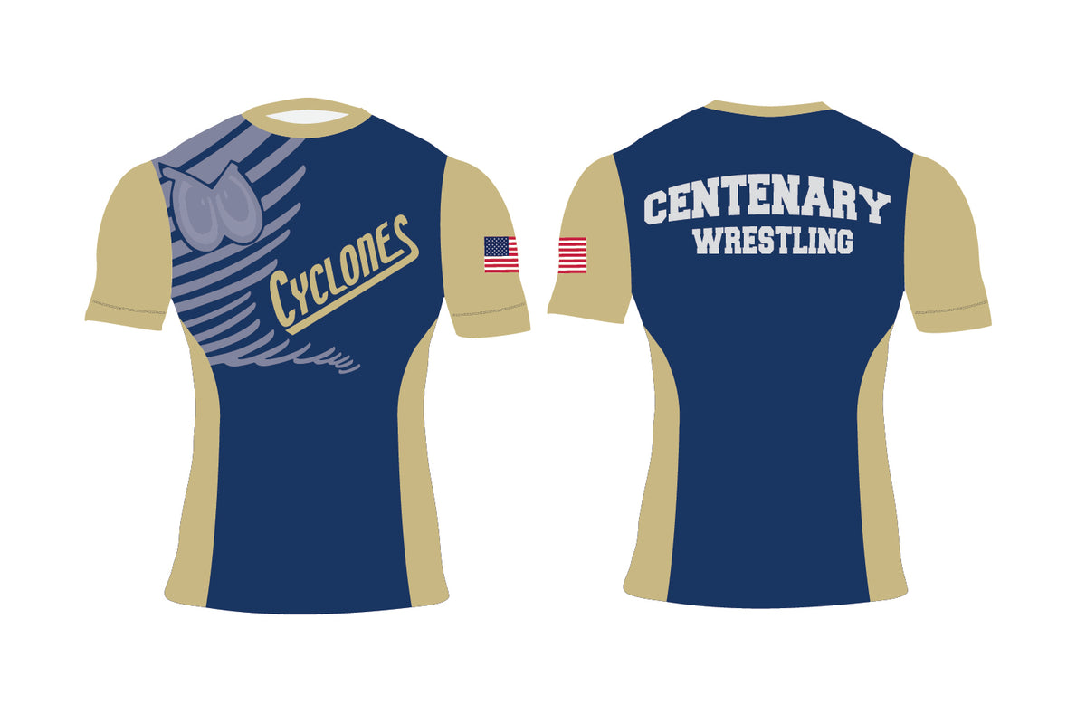 Centenary University Wrestling Sublimated Compression Shirt