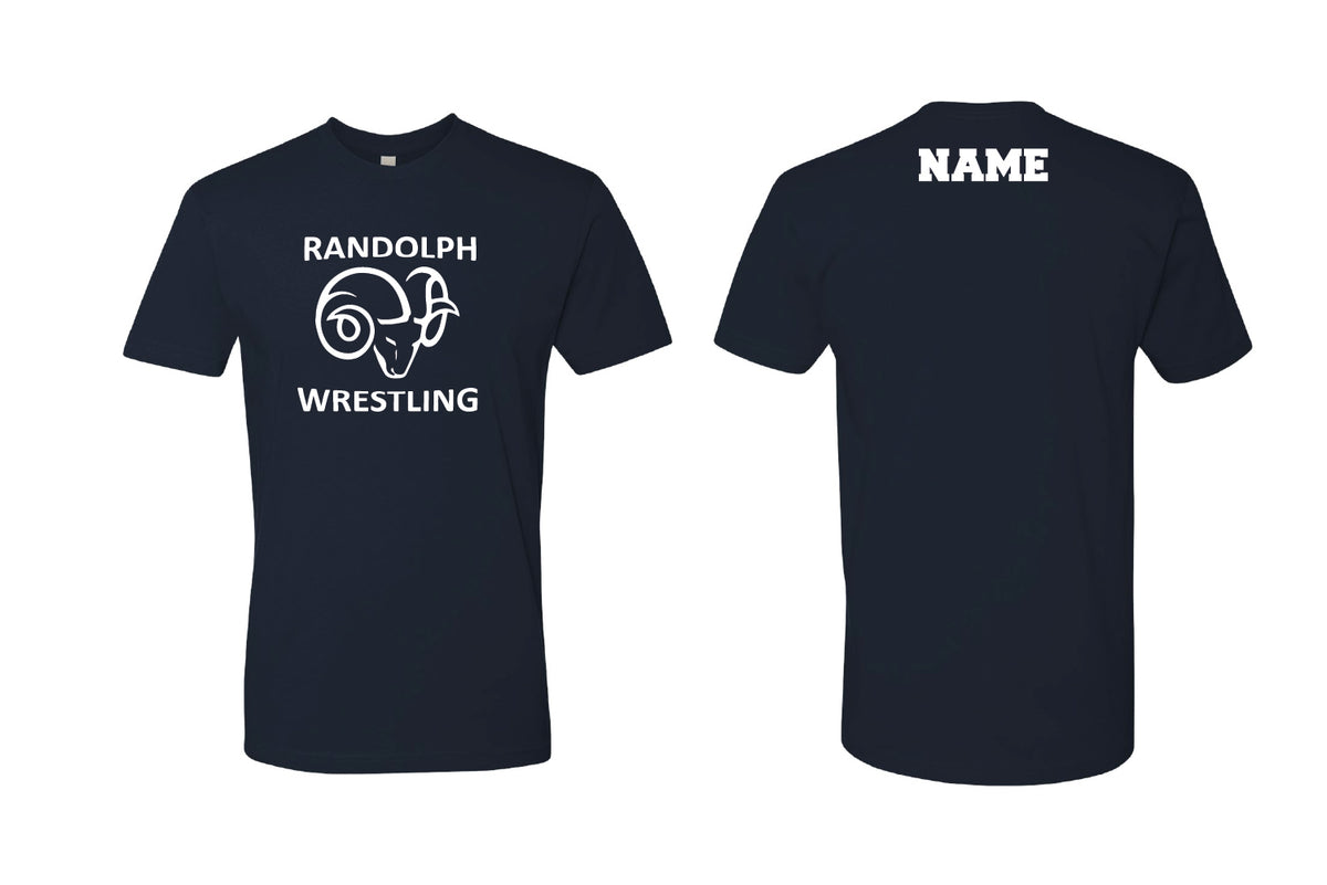 Randolph Wrestling Cotton Crew Tee - Navy