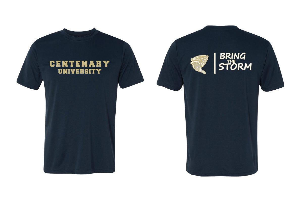 Centenary University Wrestling Dryfit Performance Tee - Navy