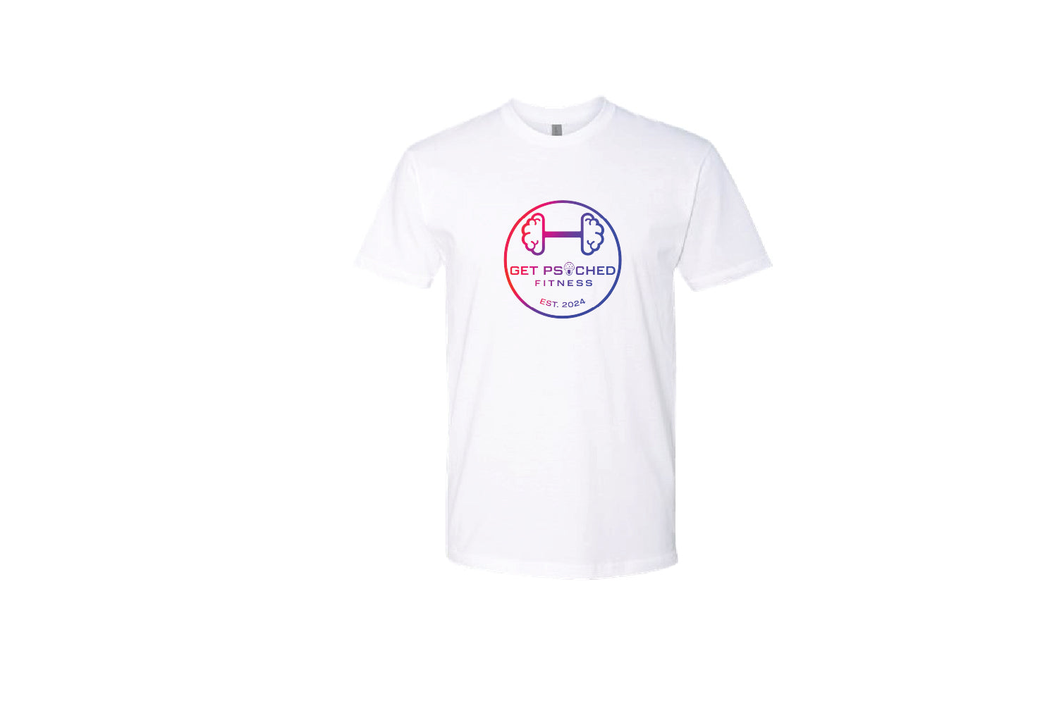 Get Psyched Fitness Cotton Crew Tee - Pick Your Color (TieDye Colorblock)
