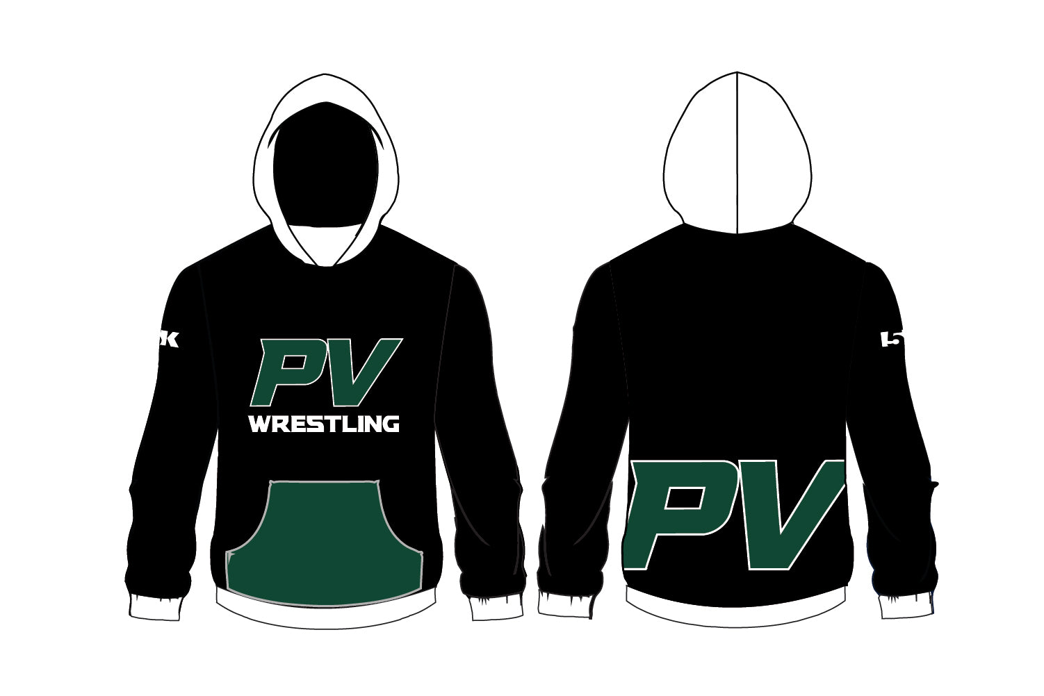 Pascack Valley Wrestling Sublimated Hoodie