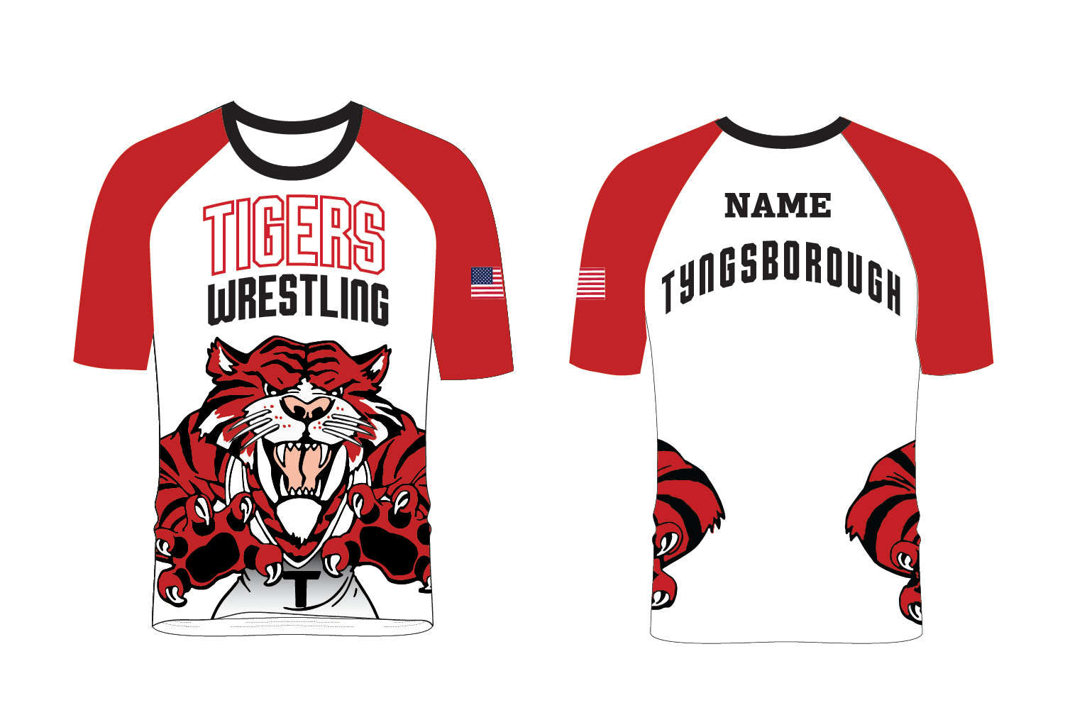 Tyngsborough Wrestling Sublimated Shirt