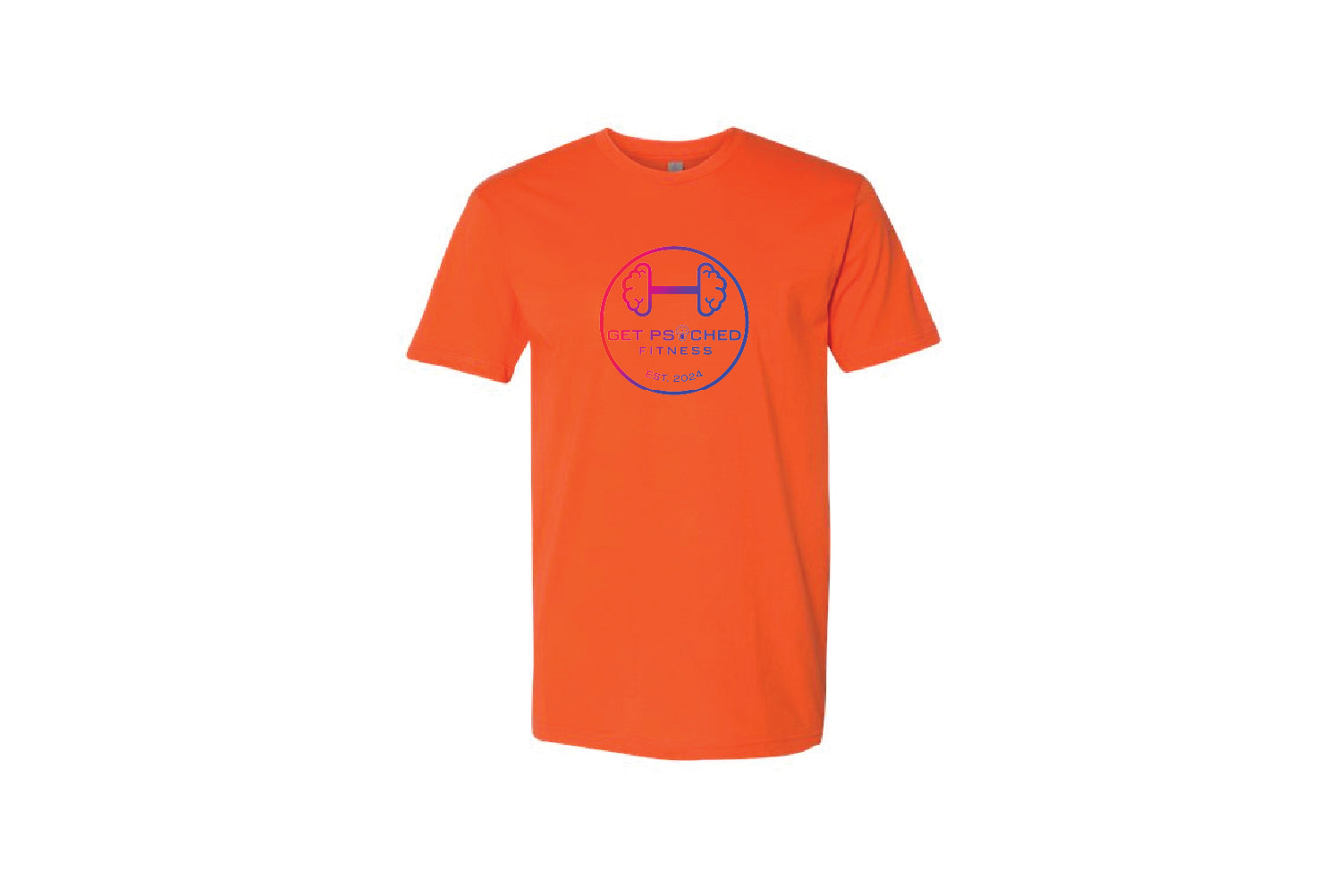 Get Psyched Fitness Cotton Crew Tee - Pick Your Color (TieDye Colorblock)