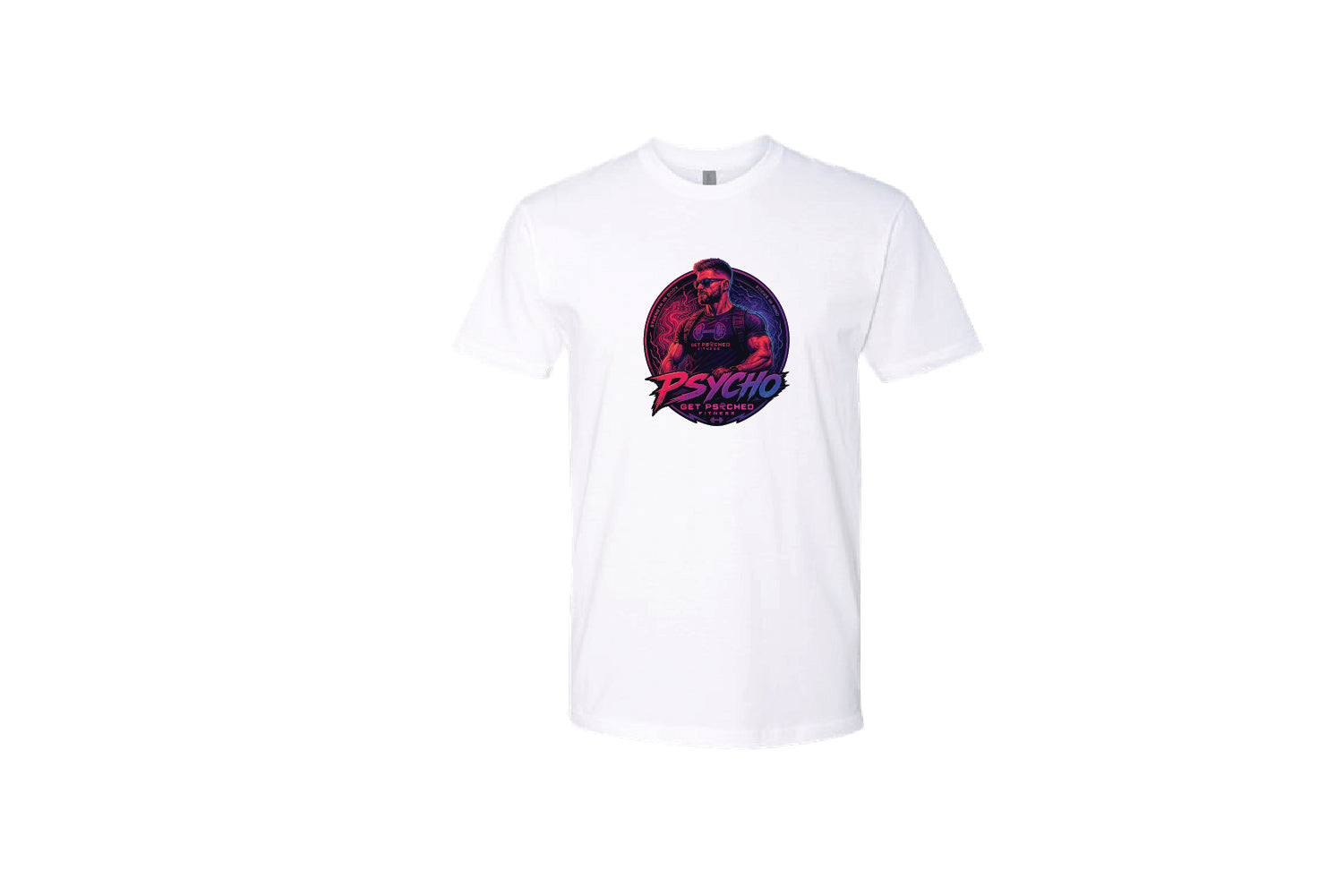 Get Psyched Fitness Cotton Crew Tee - Pick Your Color (Psycho John)