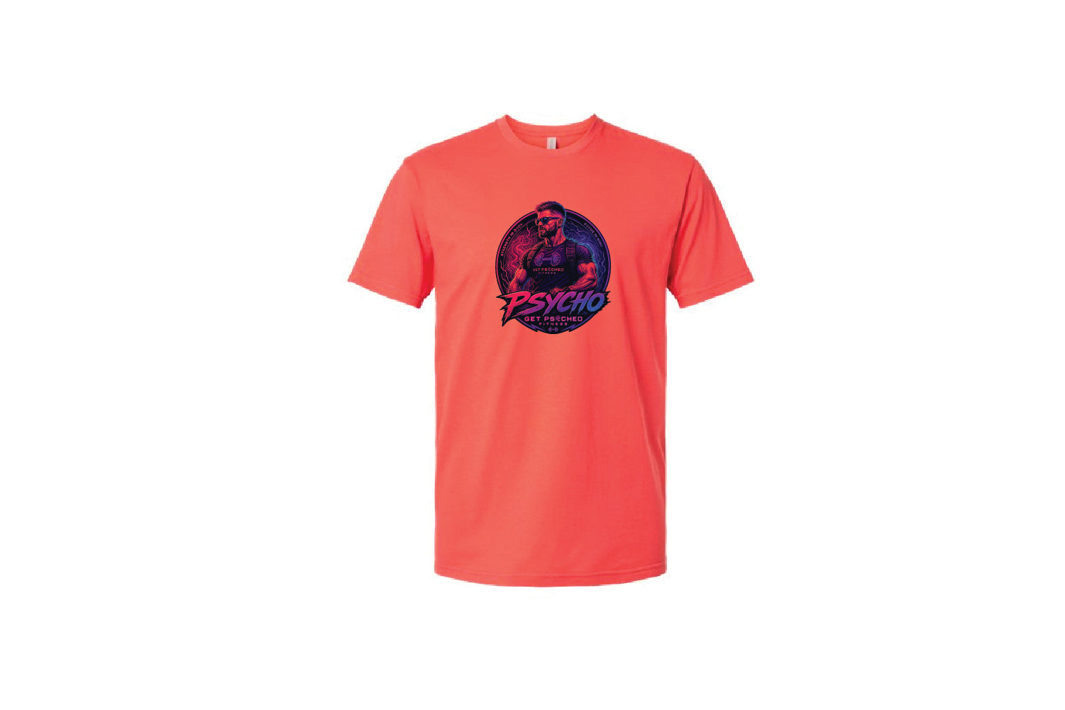 Get Psyched Fitness Cotton Crew Tee - Pick Your Color (Psycho John)