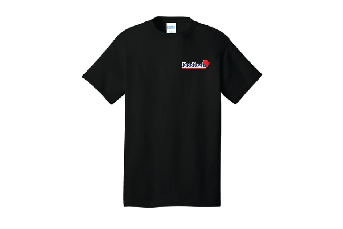 Foodtown Unisex Cotton Crew Tee - Black