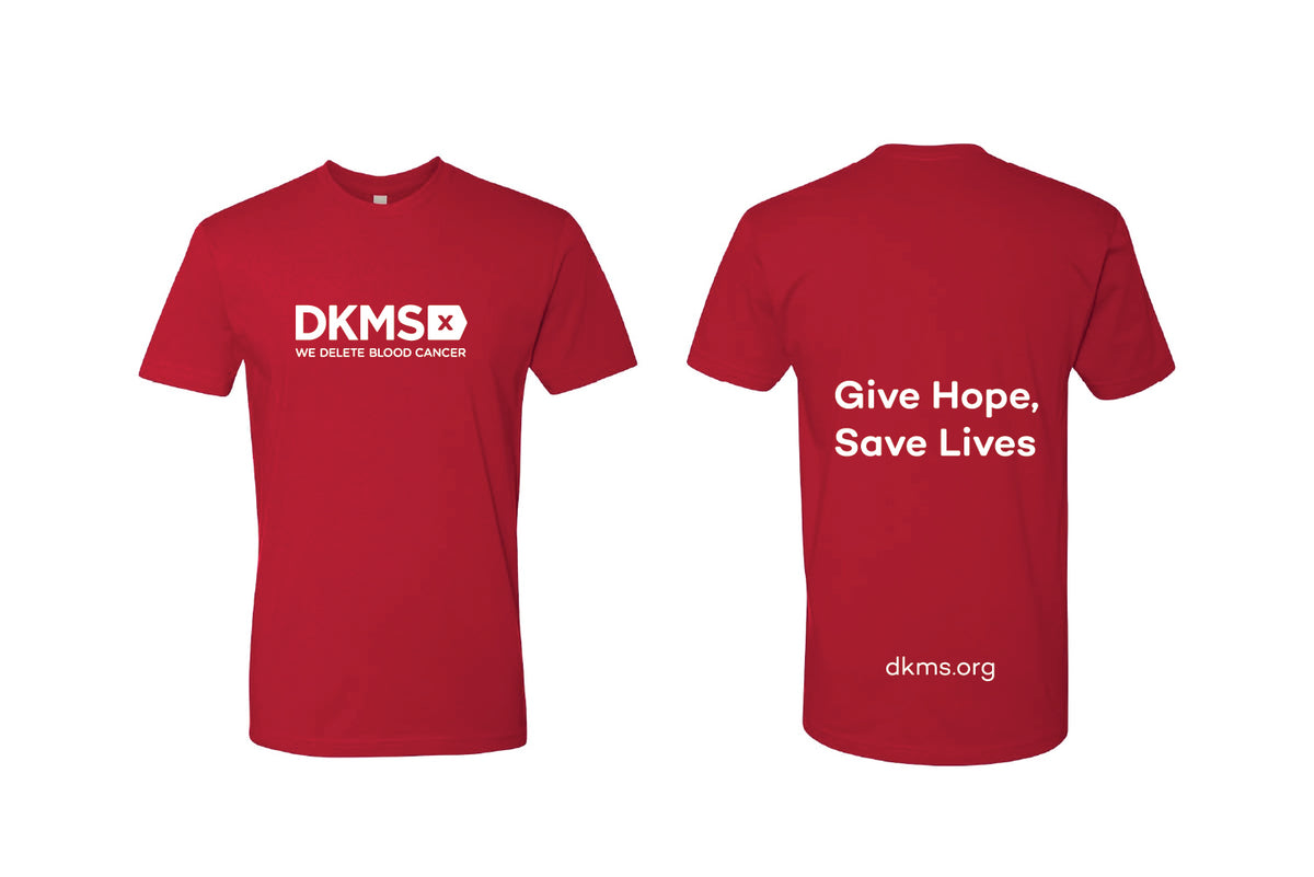 DKMS Cotton Crew Tee - Red