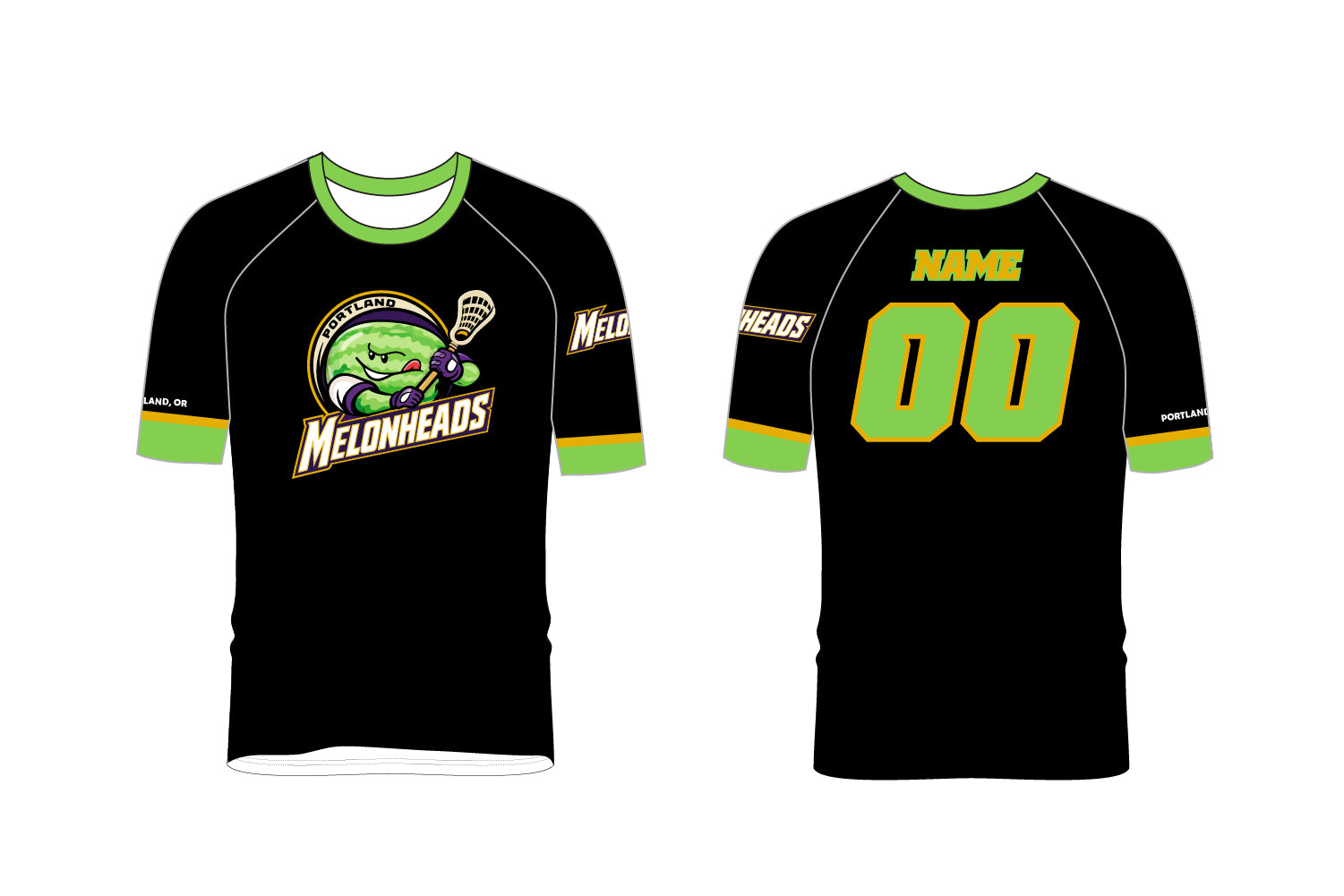 Melonheads Lax Sublimated Shooting Shirt - Design 3