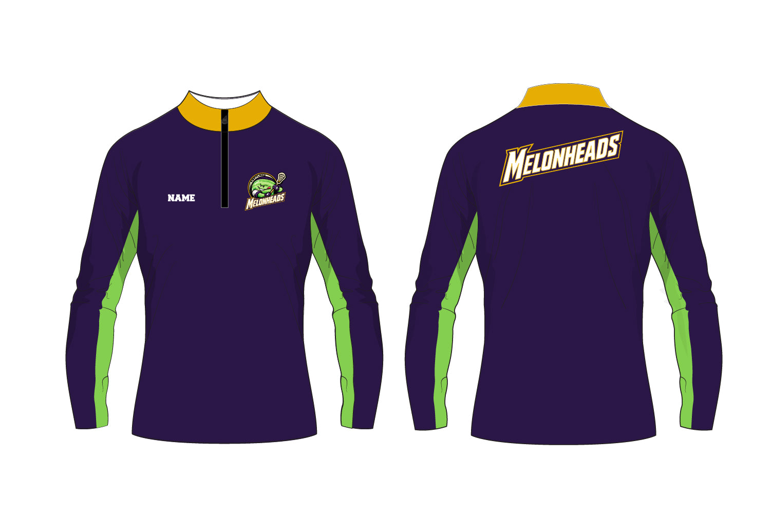 Melonheads Lax Sublimated Quarter Zip
