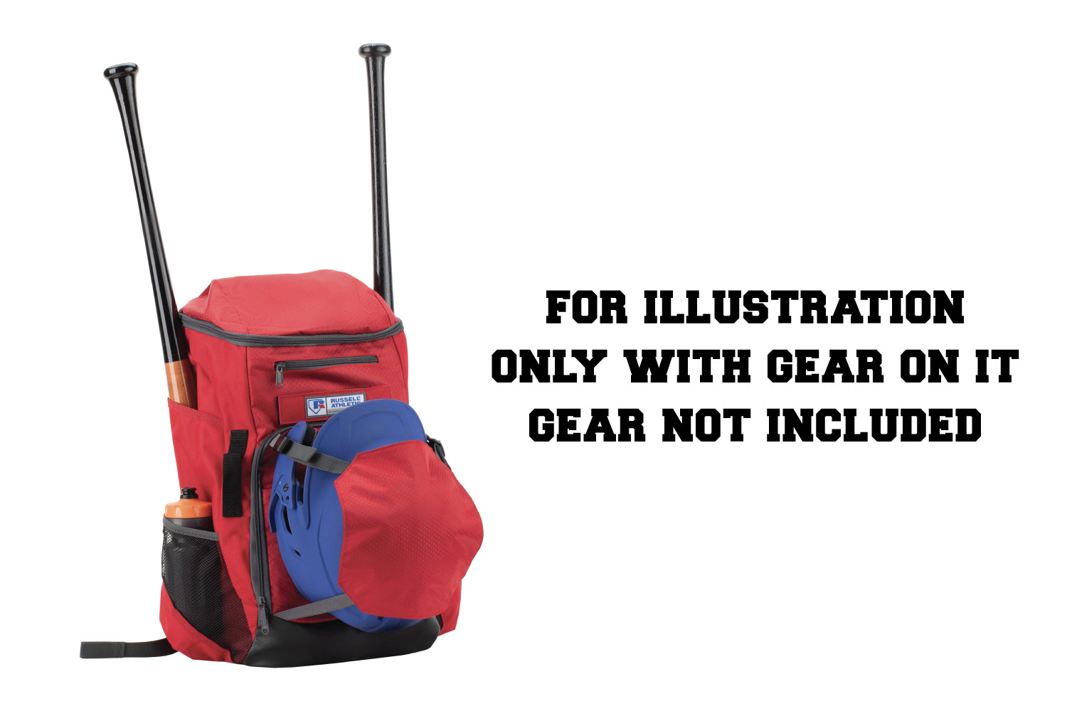Knock Out Painting Softball Russell Gear Backpack - Black