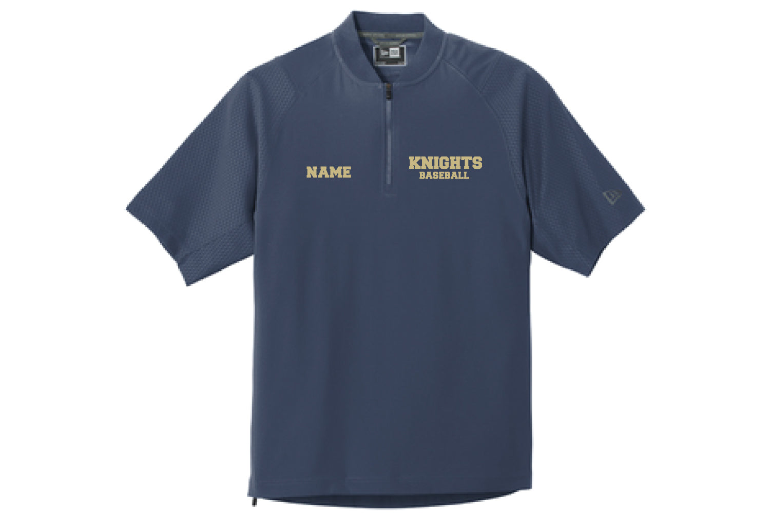 NVOT Baseball 1/4 Sleeve Cage Jacket - Navy