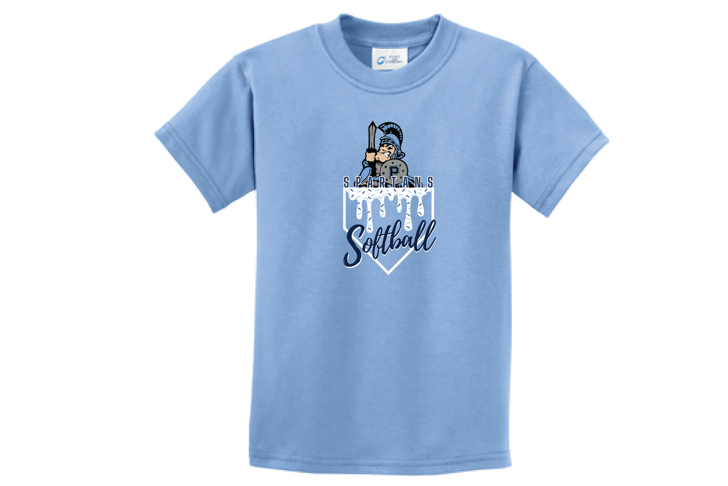 Paramus Softball Cotton Crew Tee Ice Cream Logo - Carolina