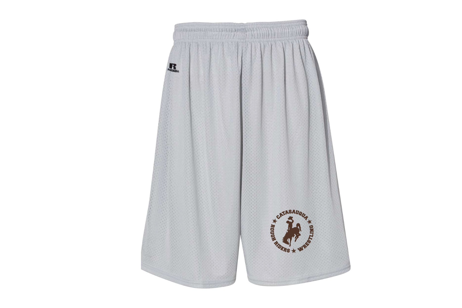 Catty Rough Riders Wrestling Athletic Shorts - Grey