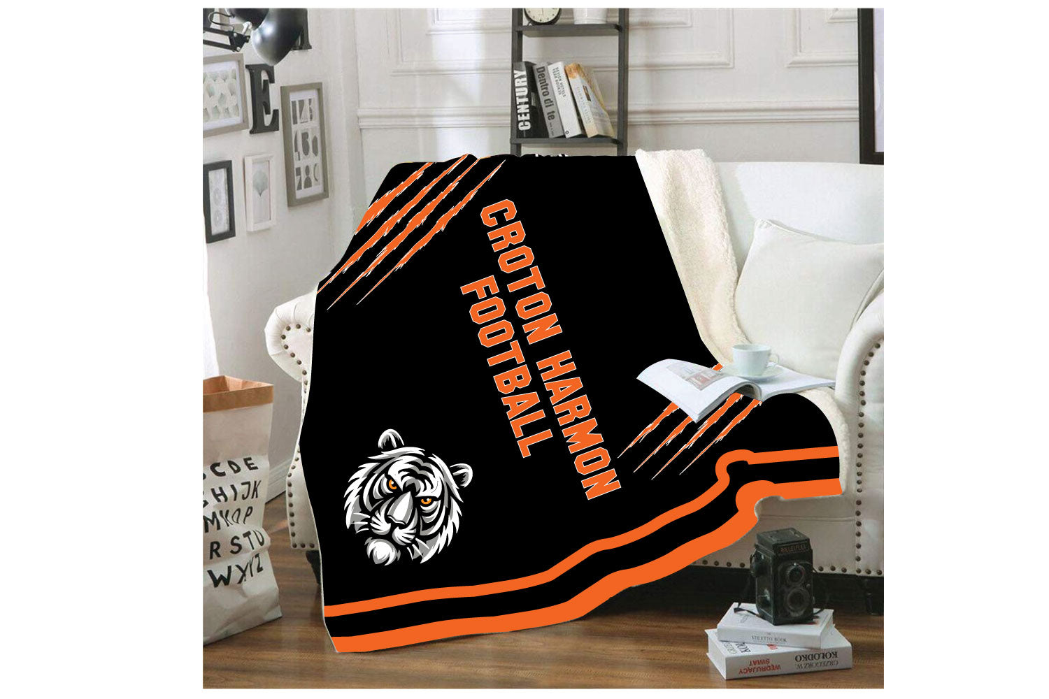 Croton Harmon Football Sublimated Blanket